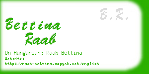 bettina raab business card